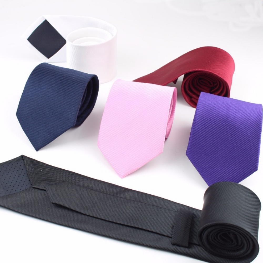 Cà Vạt Lụa Bản Rộng 8cm Màu Sắc Đơn Giản Lịch Lãm Cho Chú Rể
