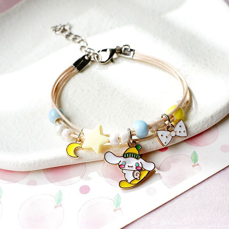 Vòng Tay Mặt Tráng Men Dễ Thương Cho Nữ