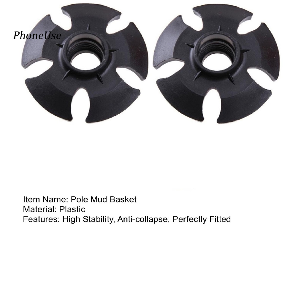 Bộ 2 Giỏ Đựng Đồ Dùng Đi Tuyết Bằng PU Dày Dặn Chống Trượt Độ Cứng Cao Tiện Dụng