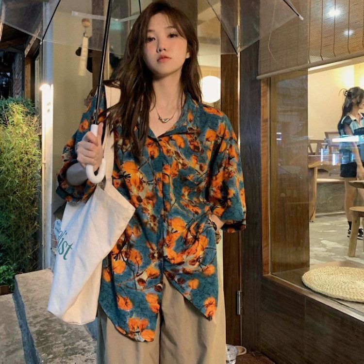 Áo Sơ Mi Ngắn Tay Nhuộm Màu Thời Trang Nữ Tính