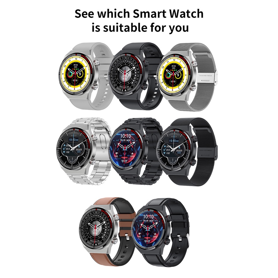 Đồng Hồ Thông Minh HUAWEI 2023 New QW39 ECG + PPG Kết Nối Bluetooth Chống Thấm Nước