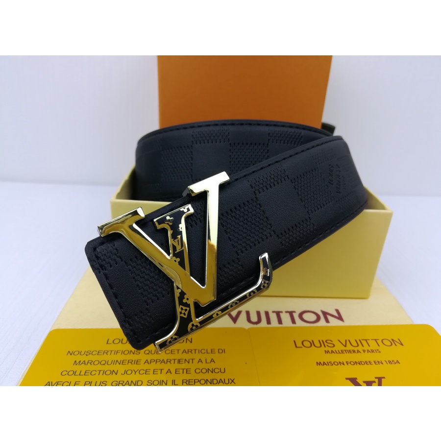 Thắt Lưng Da Chữ L-V Thời Trang Thanh Lịch Cho Nam