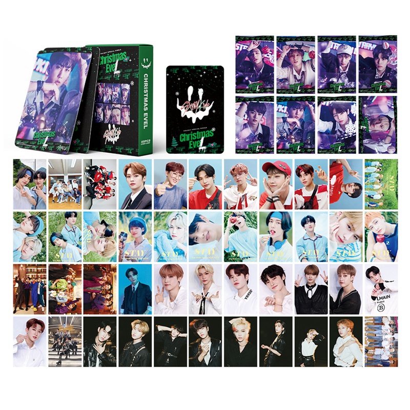 Set 54 Tấm Ảnh Lomo Card Nhóm Nhạc Twice Straykids Margot3 Cherrish