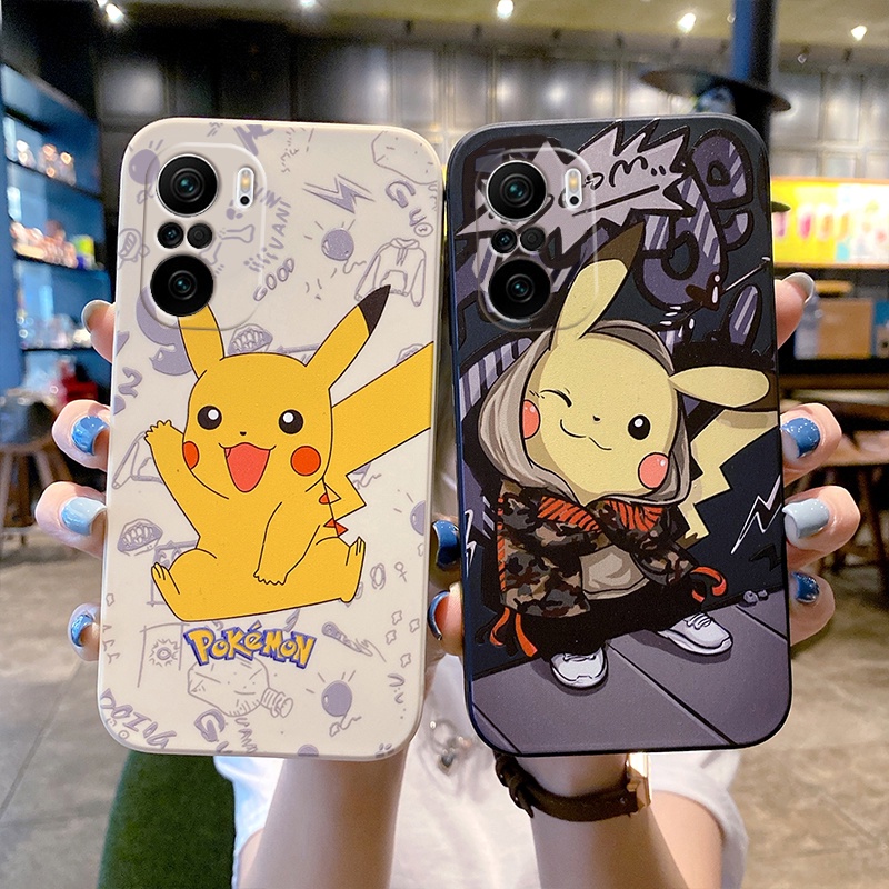 Ốp Điện Thoại Cho Xiaomi Poco F3 Redmi K40 Gaming Mi 11 Lite 5G NE K40 Pro K30 Pro K20 Pro Mi 10T Pro Mi 9T Pro Redmi 9A Note 8  Pro 7 Pro Pikachu Cartoon Case