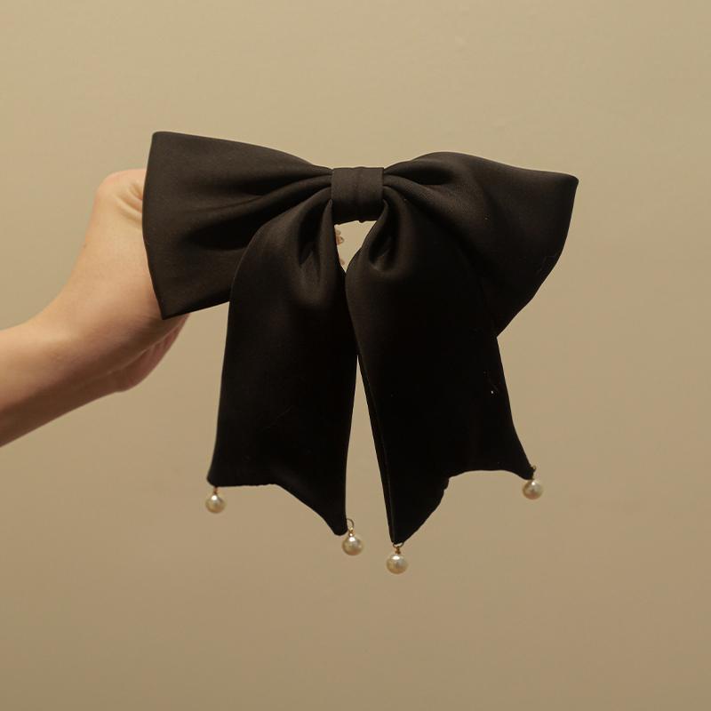 Kẹp Tóc Đuôi Ngựa Hình Nơ Thanh Lịch Cho Nữ