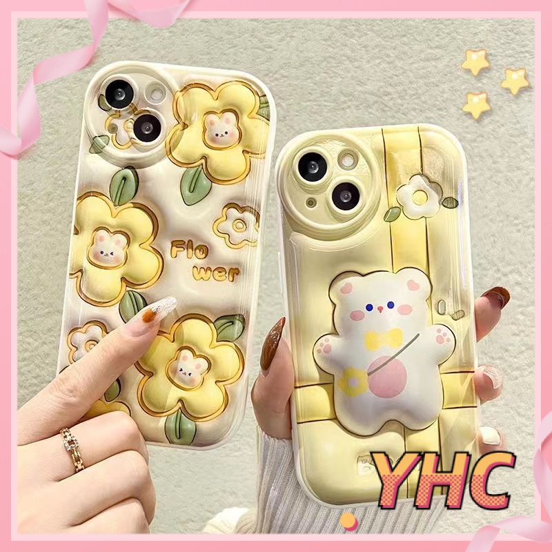 ốp lưng iphone Silicon Mềm Hình Gấu 3D Dễ Thương Cho Iphone 6 / 6S / 6splus / se / 7 / 7plus / 8 / 8plus / X / xs / xsmax / 11 / 12 / 13 / 14 / Plus / pro / pro Max-5071