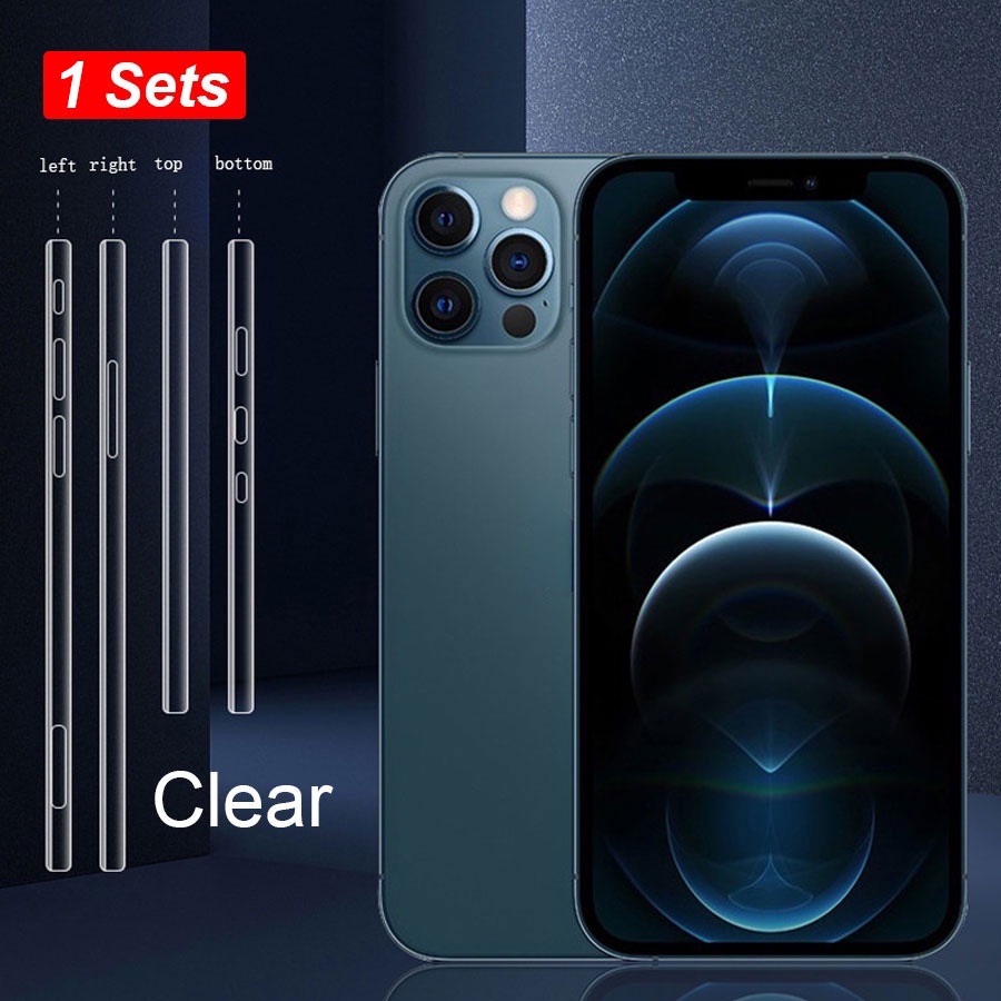1 Bộ Miếng Dán Hydrogel Mặt Nhám Trong Suốt Bảo Vệ Cho iPhone 14 15 13 12 11 Pro Max mini / 14 15 Plus