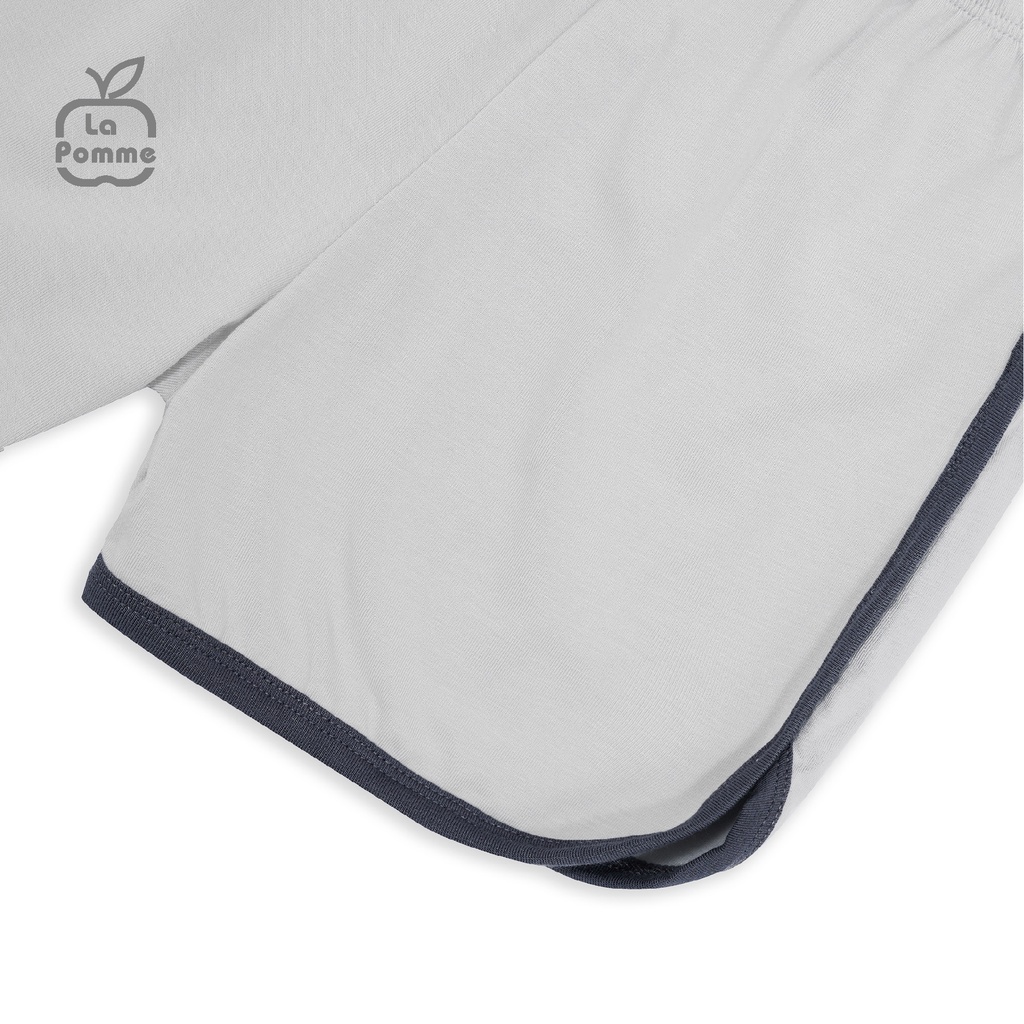 Bộ cộc tay La Pomme mèo Bư ú òa - Ghi