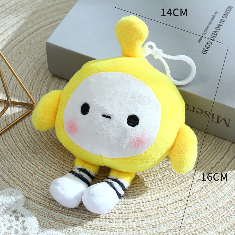 Móc Khóa Hình Thỏ Nhồi Bông Dễ Thương