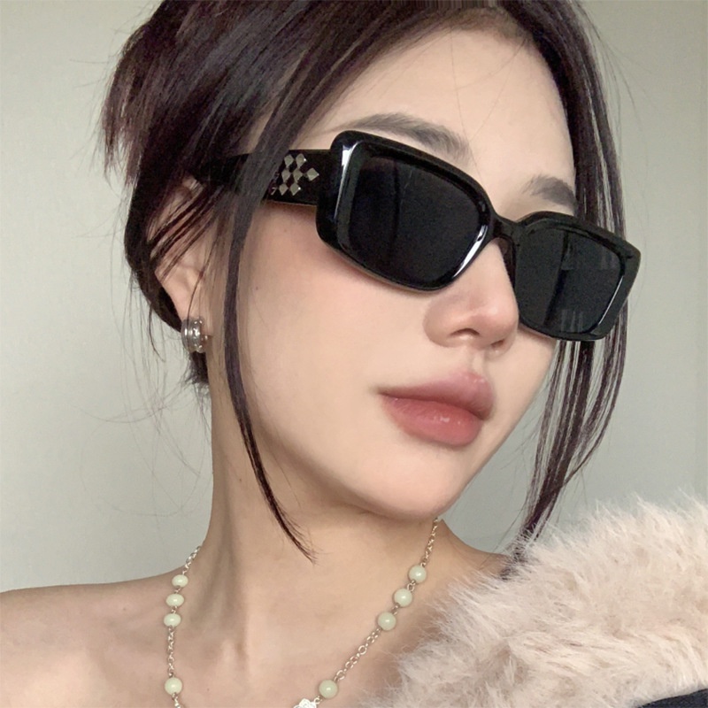 (YUZHU) Kính Râm Cảm Giác Thời Trang Hàn Quốc Cao Cấp Babes Y2K