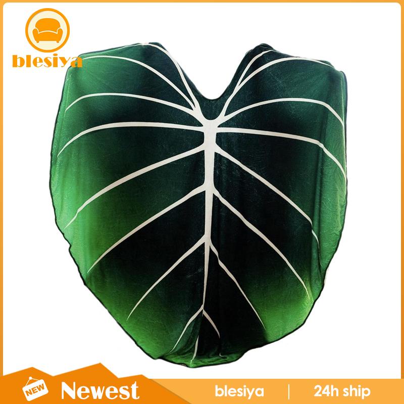 [Blesiya] Chăn Hình Chiếc Lá Dày Dặn Trang Trí Nhà Cửa Đi Du Lịch