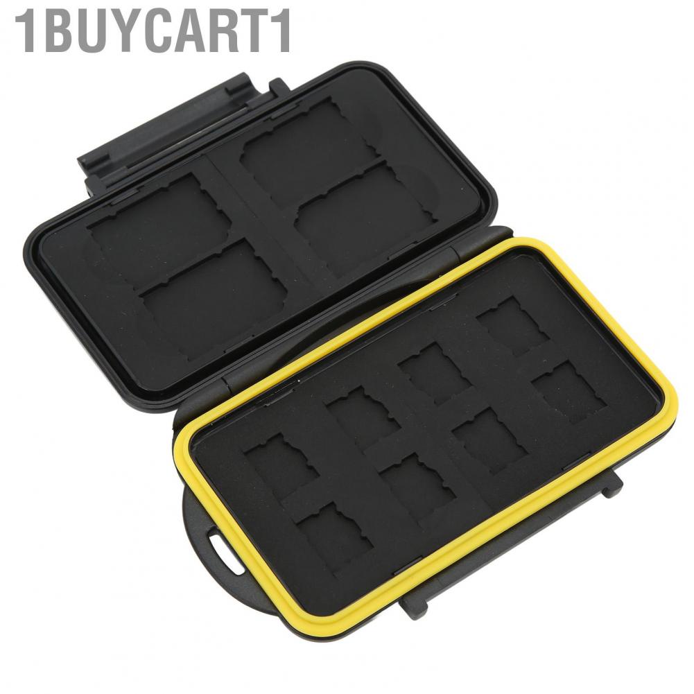 1buycart1 Memory Card Holder Camera Storage Case Portable 12 Slots for Micro Cards