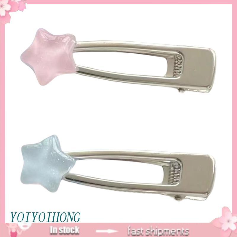 Kẹp Tóc Hình Ngôi Sao Phong Cách Harajuku Ngọt Ngào