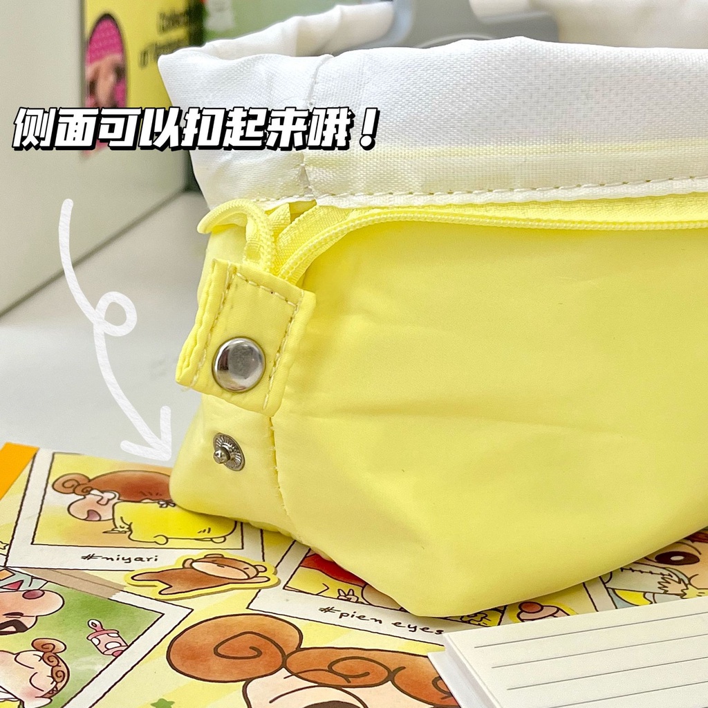 Túi Đựng Bút Chì Sức Chứa Lớn In Họa Tiết Hoạt Hình Winnie the Pooh Ba Mắt Cho Bé Trai