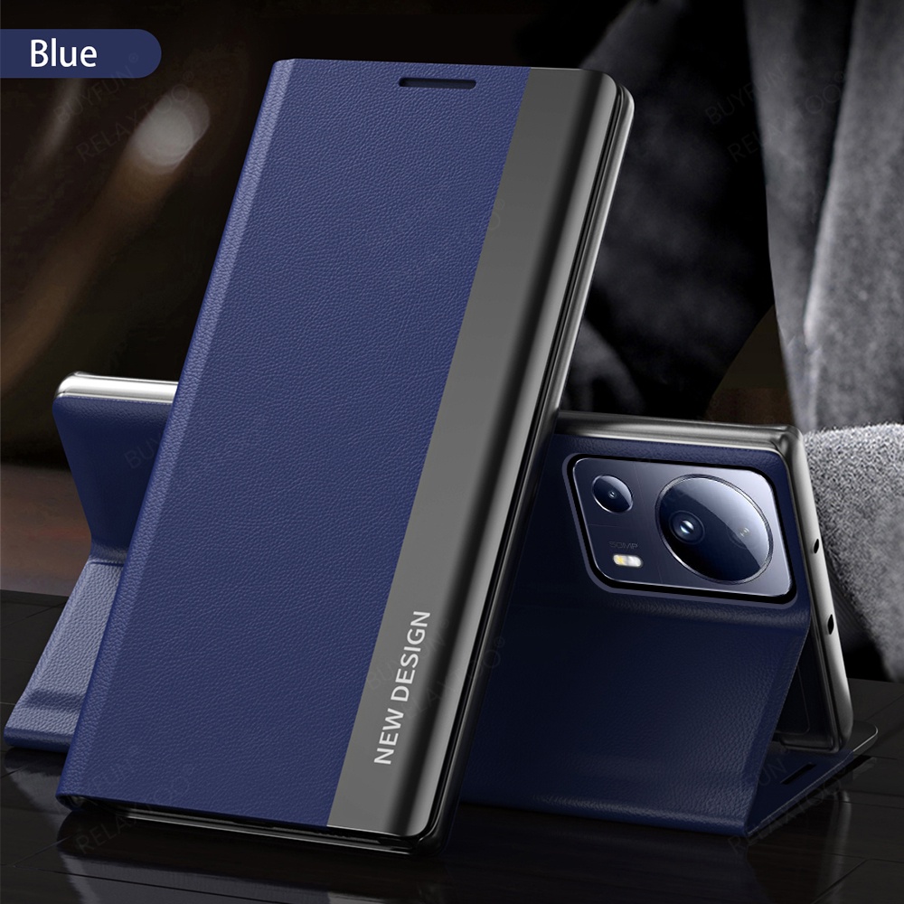 Bao Da Điện Thoại Nắp Lật Từ Tính Chống Rơi Cho Xiaomi 13 Lite Mi13 Pro 5G Xiaomi13 Mi 13Lite 13Pro