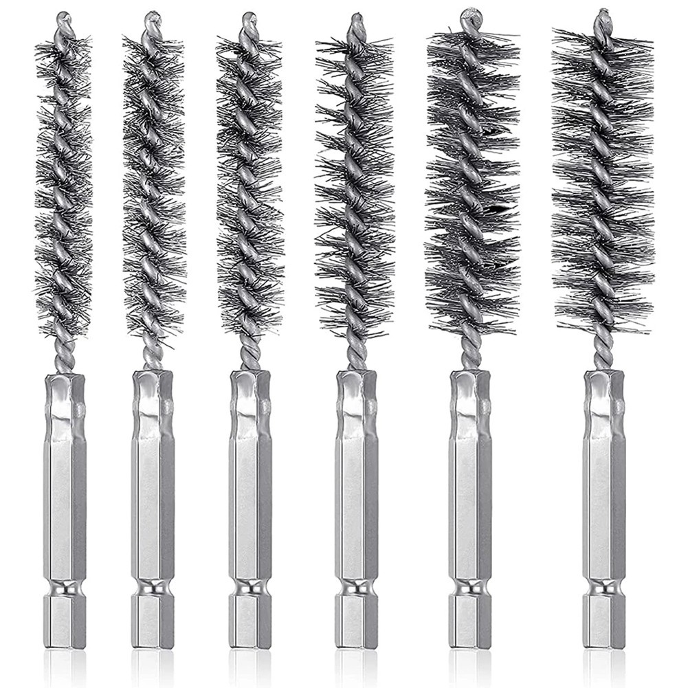 Bàn Chải Dây Cước 8-19mm Làm Sạch Đánh Bóng Cho Máy Móc
