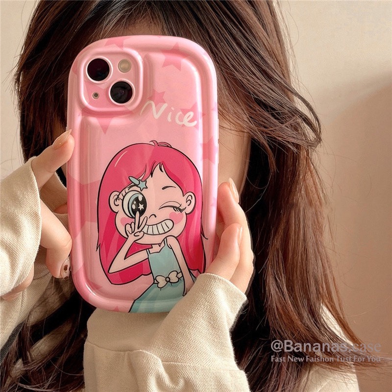 Ốp Điện Thoại Mềm In Hình Cô Gái Hoạt Hình Cho iPhone 14 Plus 14 13 12 11 Pro Max X Xr Xs Max 7 8 6 6s Plus
