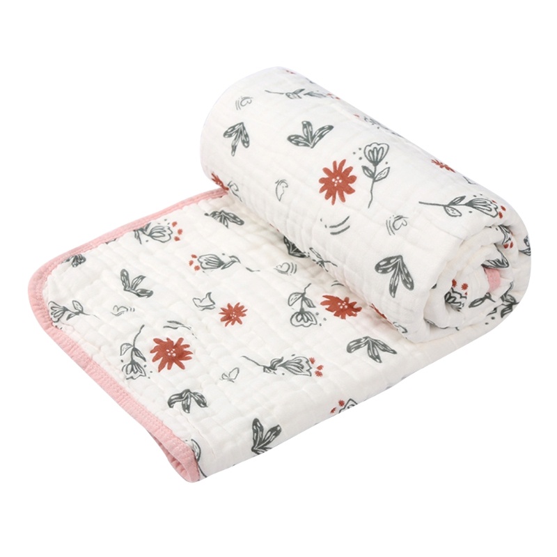 Chăn Quấn Em Bé Chất Liệu Cotton Siêu Mềm Mại Nhiều Họa Tiết