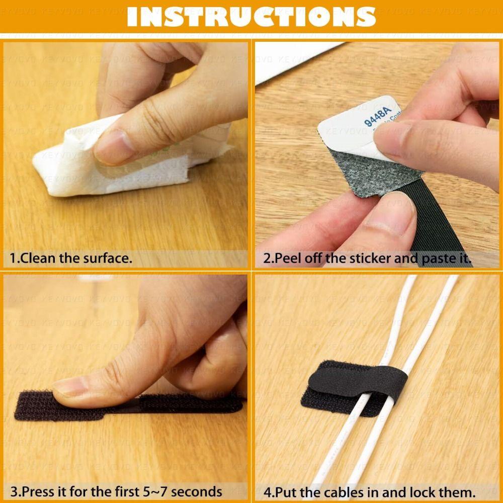 Kẹp Cố Định Dây Cáp / Tai Nghe Để Bàn Siêu Bền Tiện Dụng