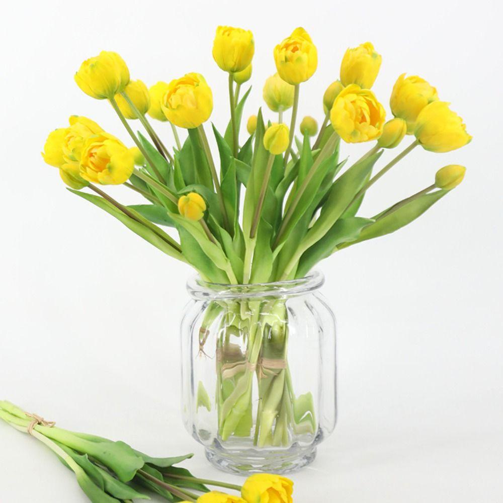 1 Bó Hoa Tulip Giả Sang Trọng Trang Trí Phòng Khách / Phòng Ngủ