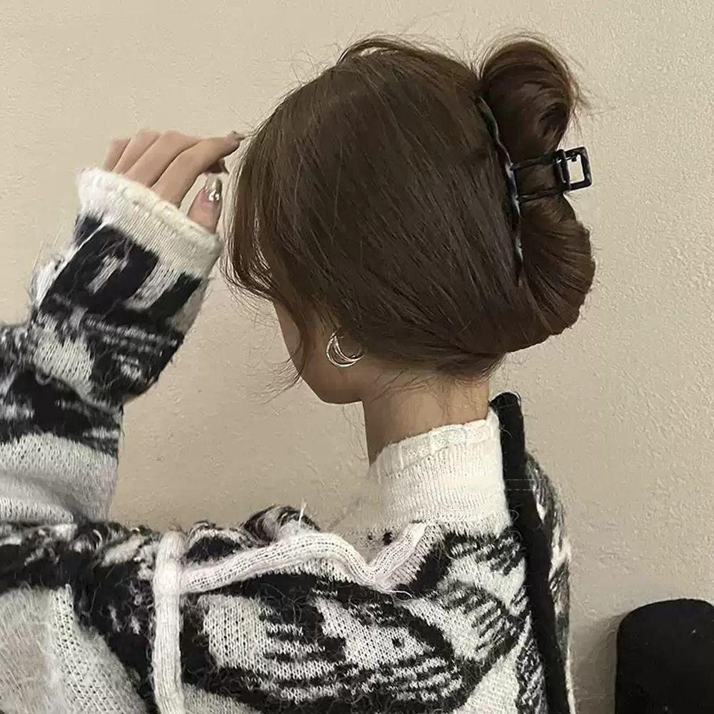 Kẹp Tóc Kim Loại Hình Cá Mập Phong Cách Hàn Quốc Thời Trang