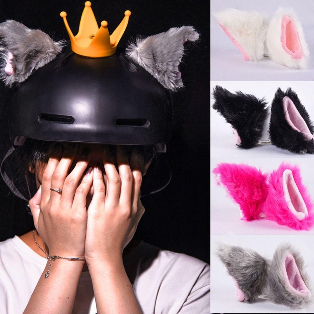 2 Miếng Dán Trang Trí Mũ Bảo Hiểm Xe Máy Dễ Thương