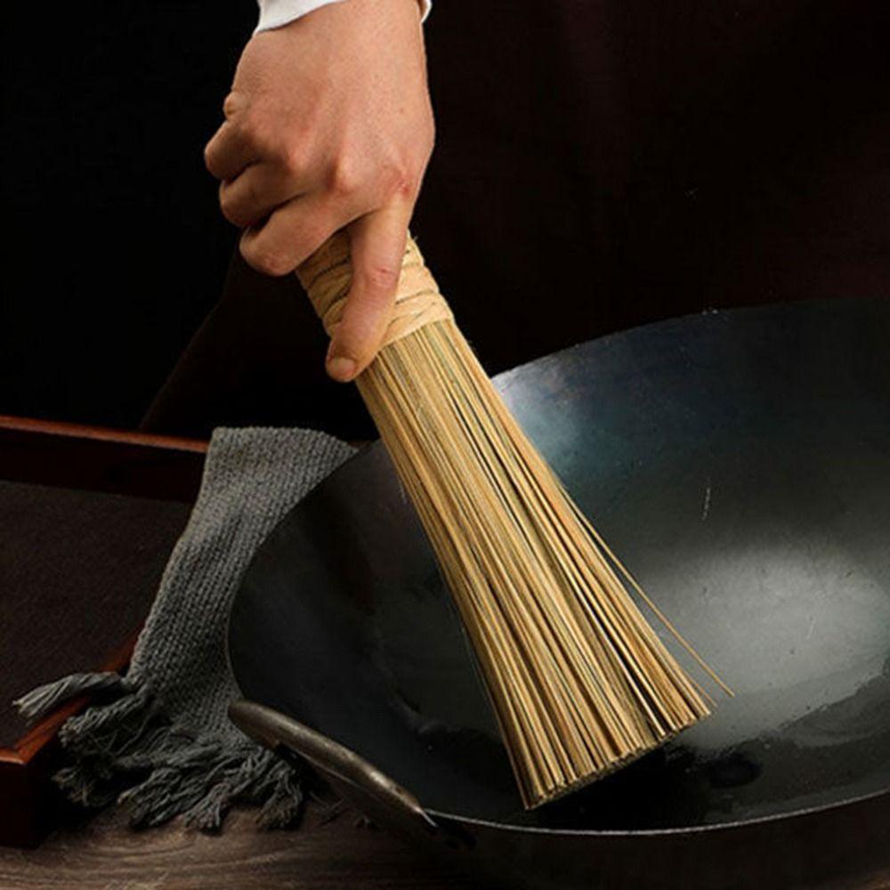 Bàn Chải Vệ Sinh Chảo Bằng Tre Tự Nhiên Siêu Bền Tiện Dụng Cho Nhà Bếp