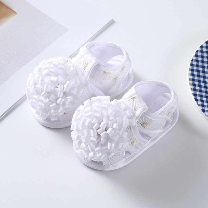 Xăng đan Đính Hoa Thời Trang Mùa Hè Cho Bé Gái 0-1 Tuổi