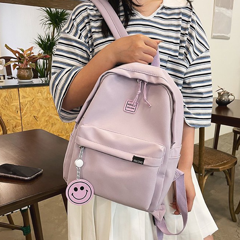 Ba Lô Thời Trang Đơn Giản Phong Cách Hàn Quốc Cho Nữ