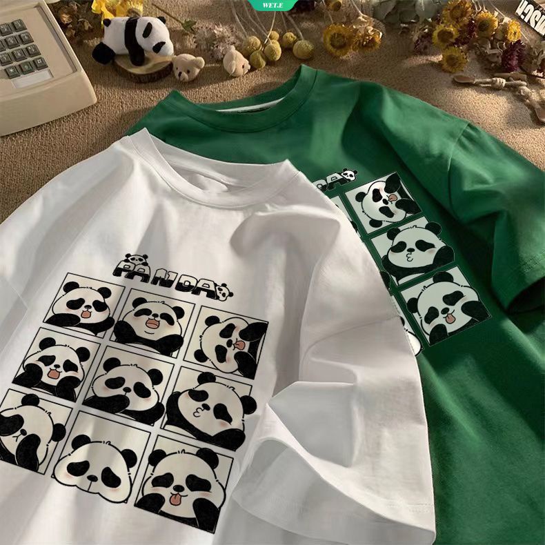 Áo Thun Cotton Tay Ngắn Dáng Rộng In Chữ Đơn Giản Thoải Mái Thời Trang Mùa Hè 2023