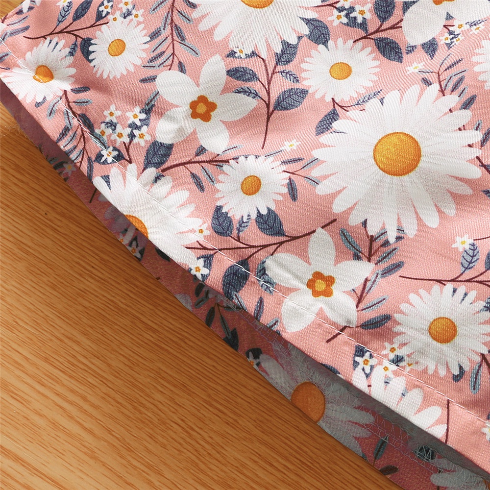 Đầm Chữ A In Hoa Mùa Hè Cho Bé Gái 0-2 Tuổi