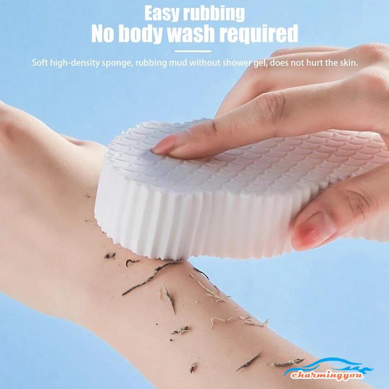 Bông Tắm Siêu Mềm Giúp Tẩy Tế Bào Chết Làm Sạch Sâu 3D