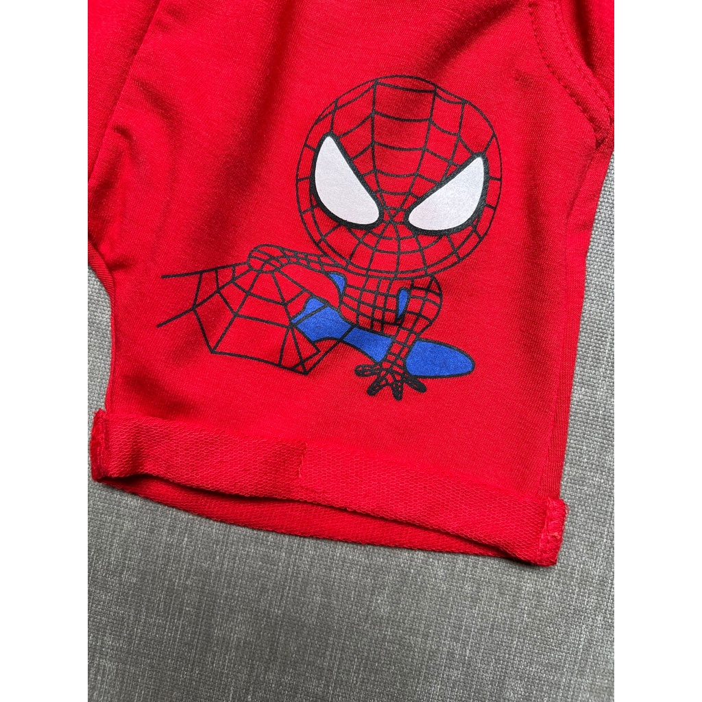 🕷️ Bước vào Thế Giới Siêu Anh Hùng với Bộ Thun Ngắn Spider-Man cho Bé Trai!