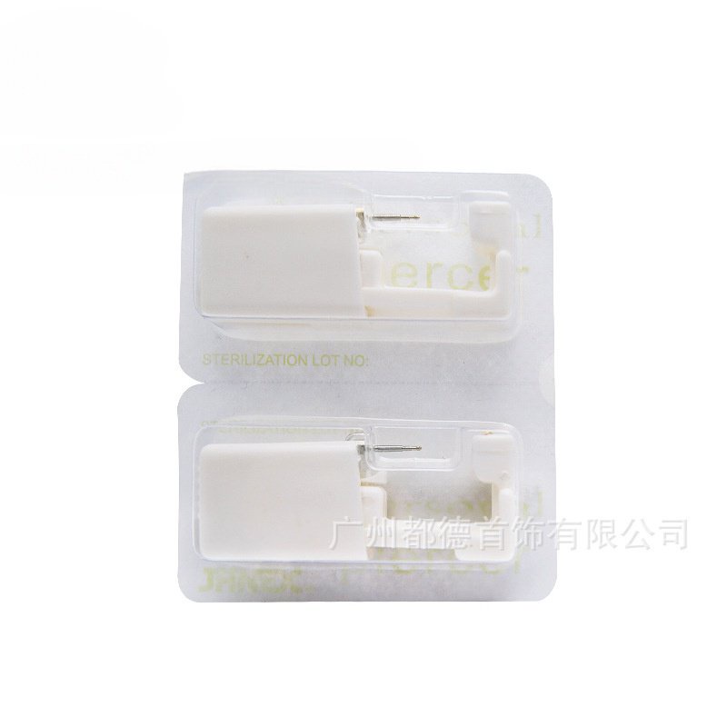 Dụng Cụ Xỏ Khuyên Tai Bằng Thép Không Gỉ Sử Dụng Một Lần Cho Nam Và Nữ