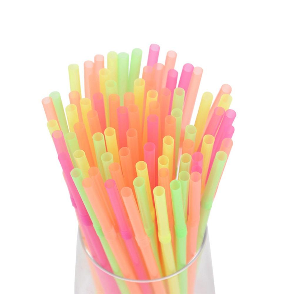Set 500 Ống Hút Nhựa Dùng Để Uống Trà Sữa Đa Năng Tiện Dụng