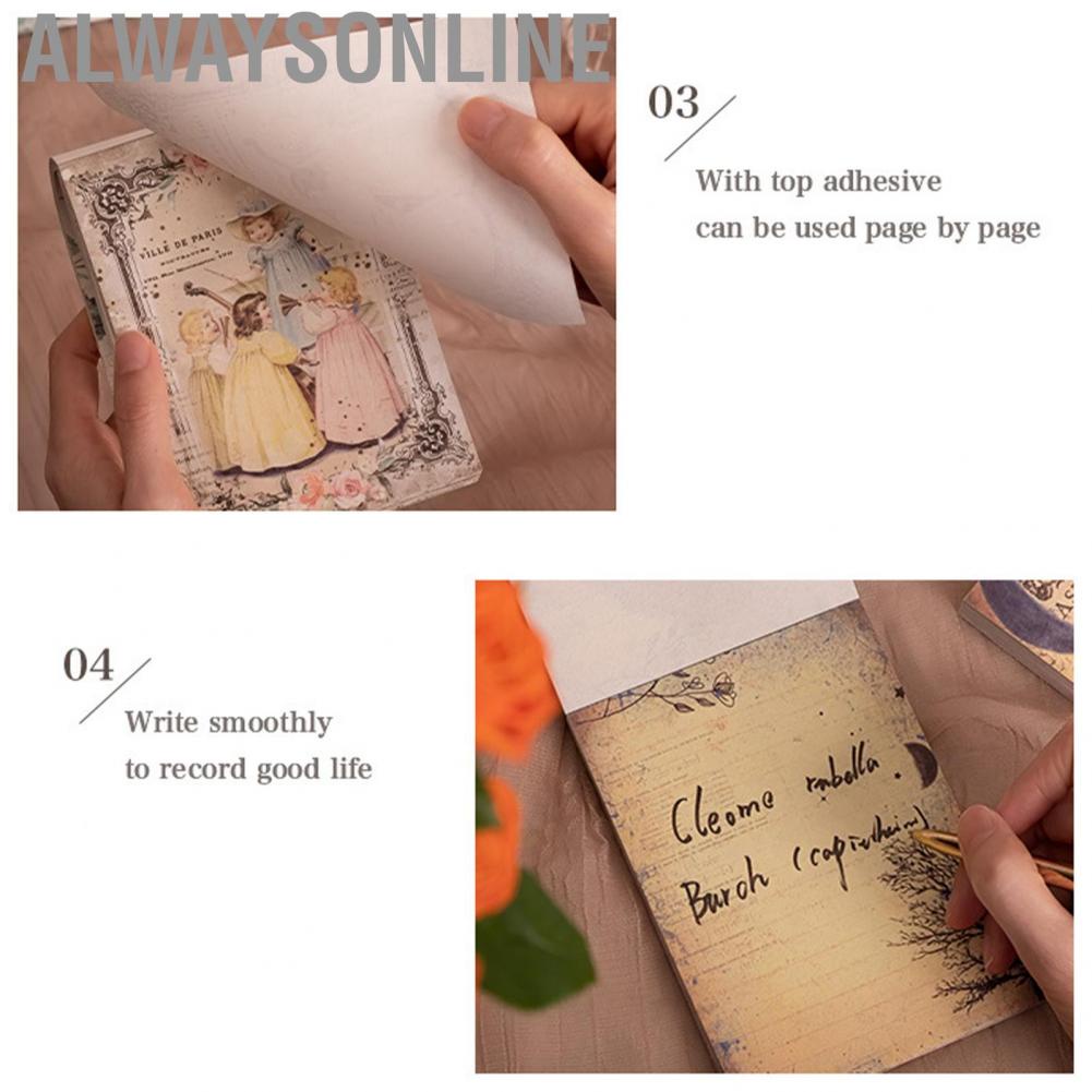 Alwaysonline [Andre Online] Magic Memory Good Day Material Paper Feng Chuan Hua Xin Series 100 Large Component Retro Basic Handbook