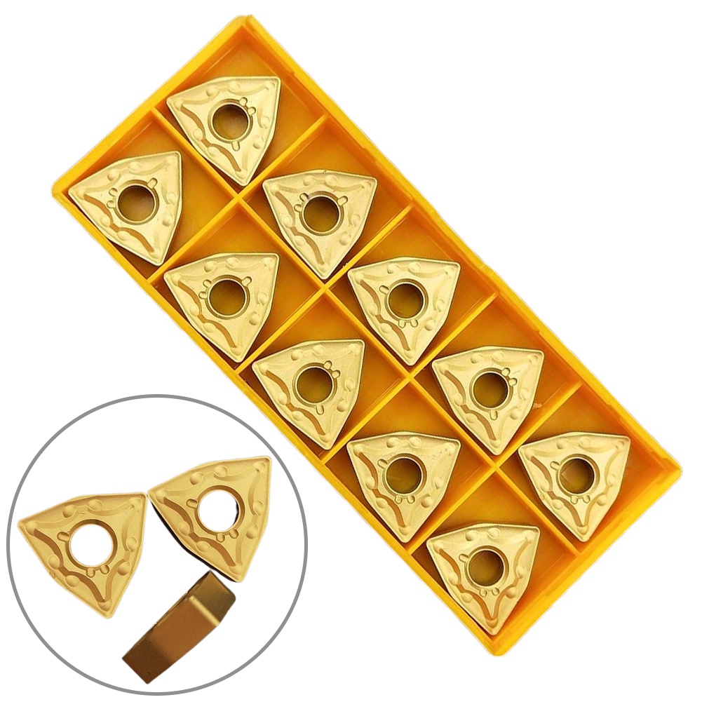 Set 10 Lưỡi Dao Tiện CNC WNMG Dành Cho Máy Tiện080404Ma - MA Bền Chắc