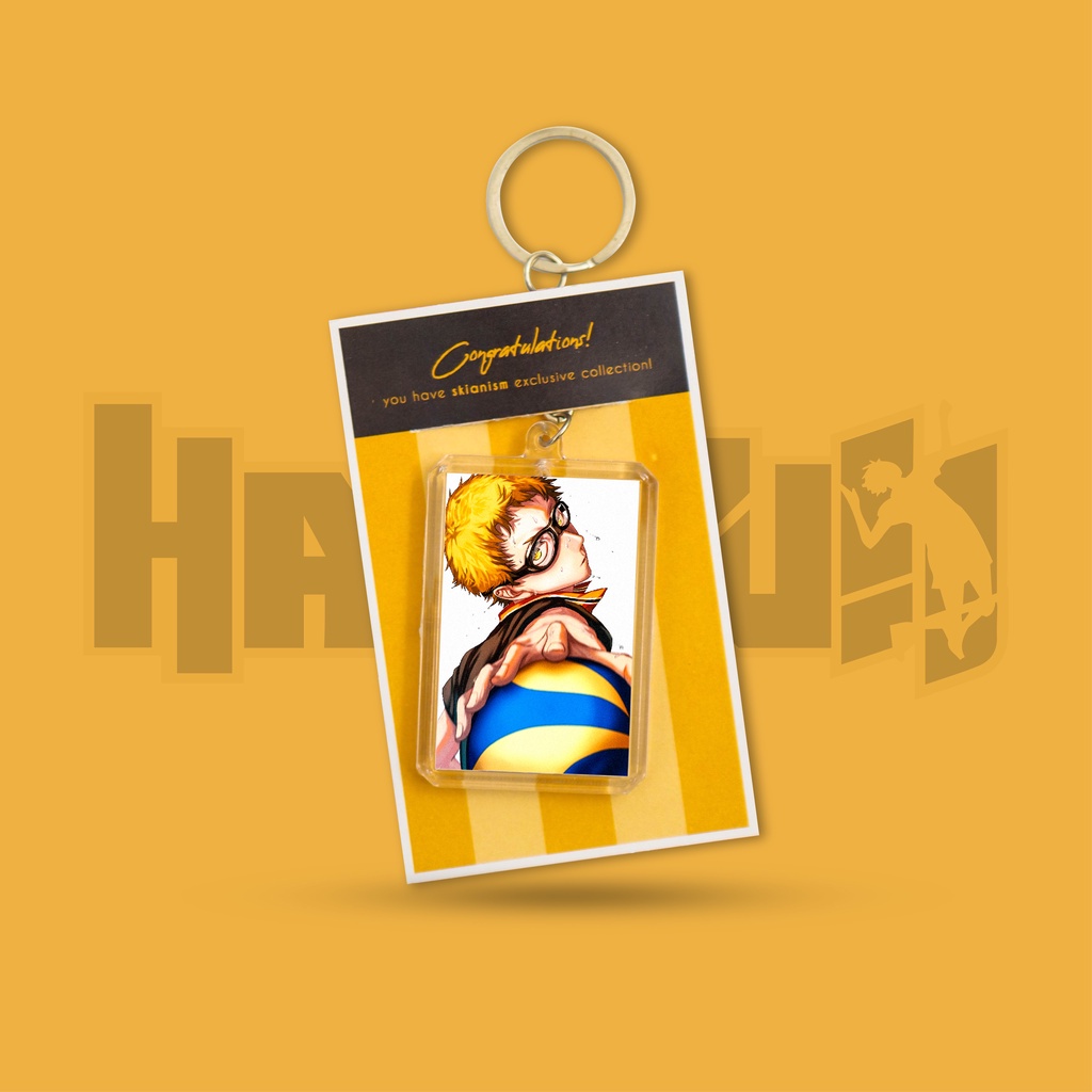 [ KEYCHAIN ] Móc Khóa Nhân Vật Anime Haikyuu | Gantungan | Chất Liệu Mica