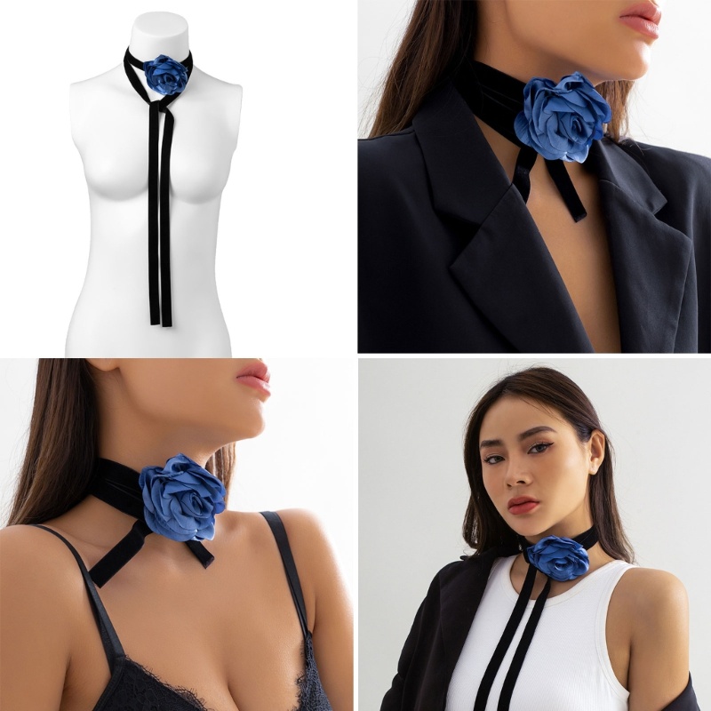 Set 3 Vòng Cổ Choker Ren Hoa Handmade