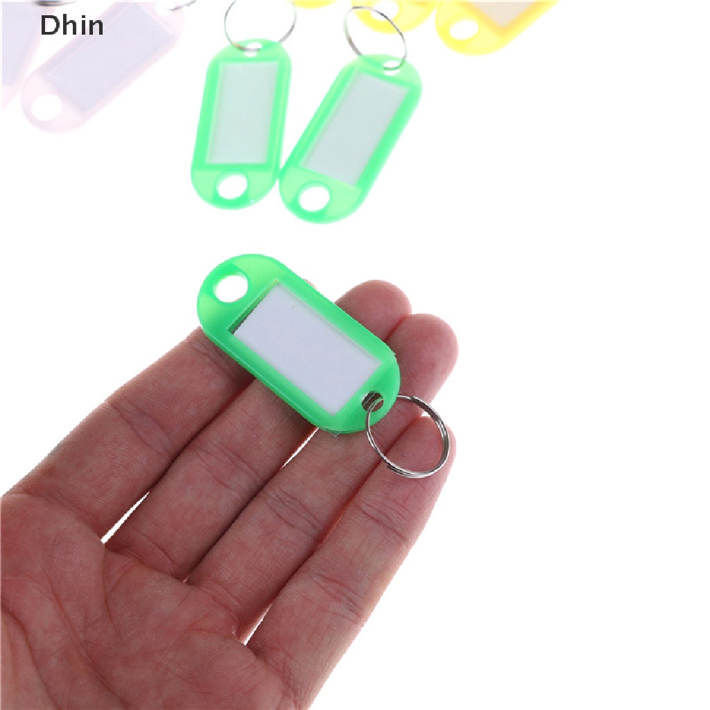 Set 20 Thẻ Tên Kèm Móc Khóa Tiện Lợi Dành Cho Hành Lý