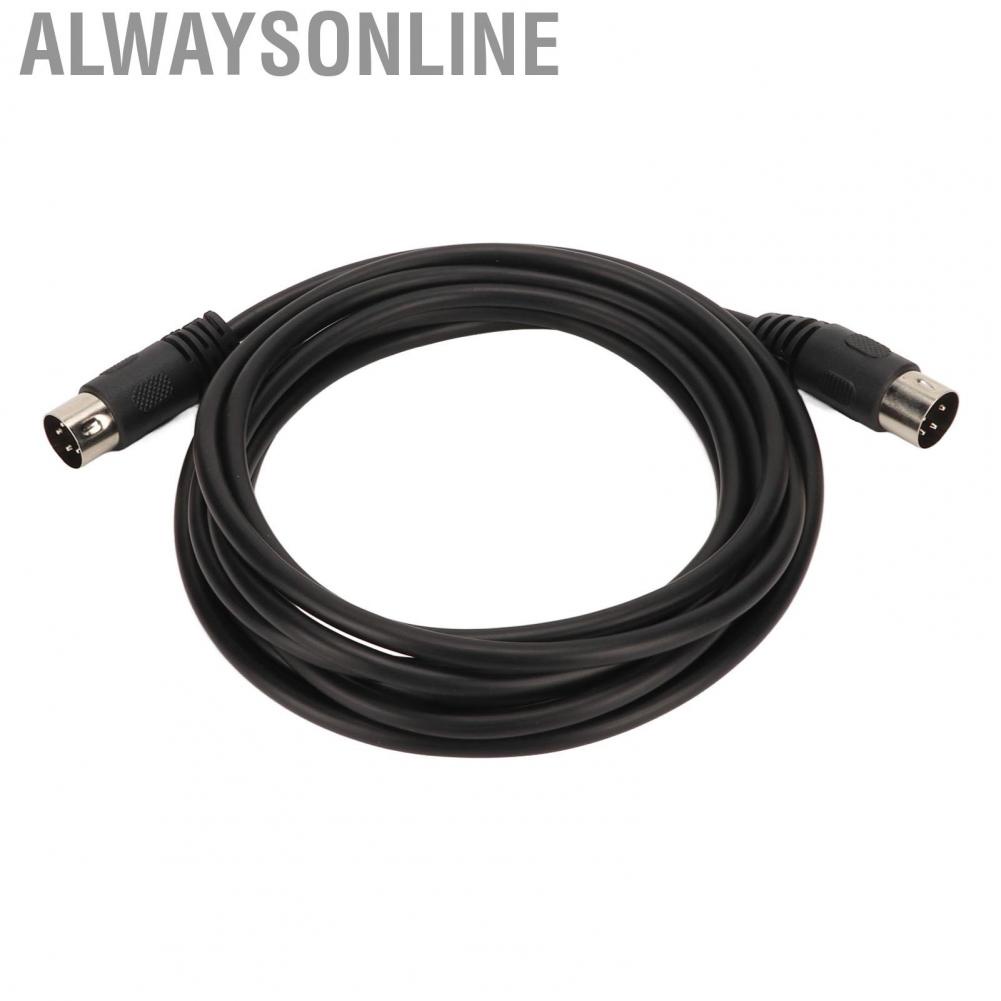 Alwaysonline DIN 4 Pin Male to Cable  Wire Harness Sound Adapter for Digital Equipment Beauty Instrument 9.8ft hot sale