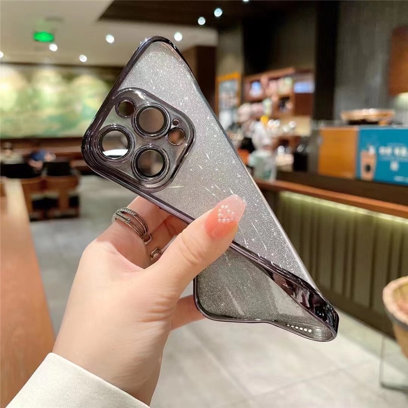 Ốp Điện Thoại Mềm Chống Sốc Màu Gradient Cho iphone11 12 13 14promax iphonex xs xsmax se2020 7 / 8plus