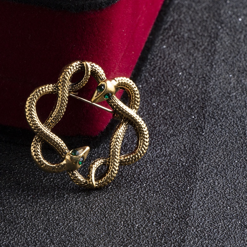 Ghim Cài Áo Hình Rắn Đơn Giản Thời Trang Cho Nam Và Nữ