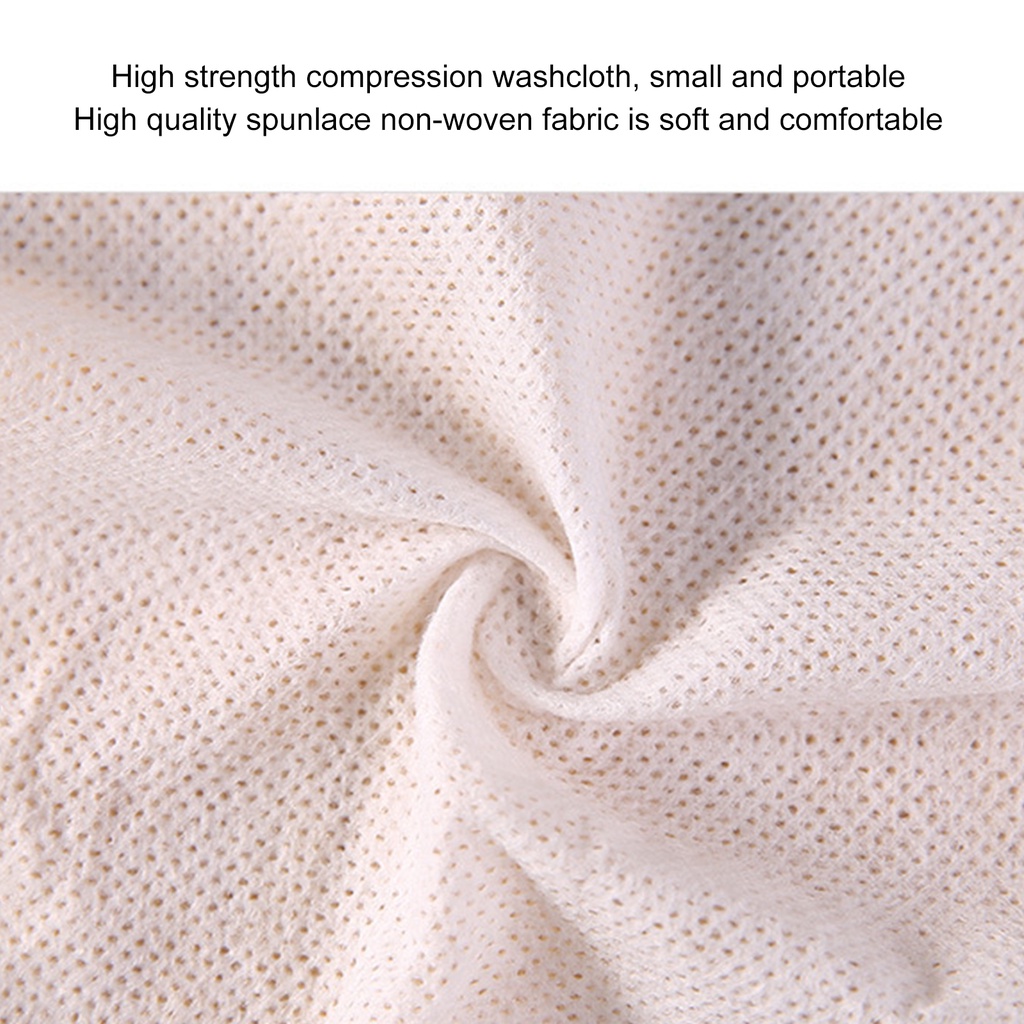 50 Chiếc Khăn Nén Hàn Quốc Dùng Một Lần Cotton Sữa Rửa Mặt Di Động Nhỏ Đóng Hộp Khăn