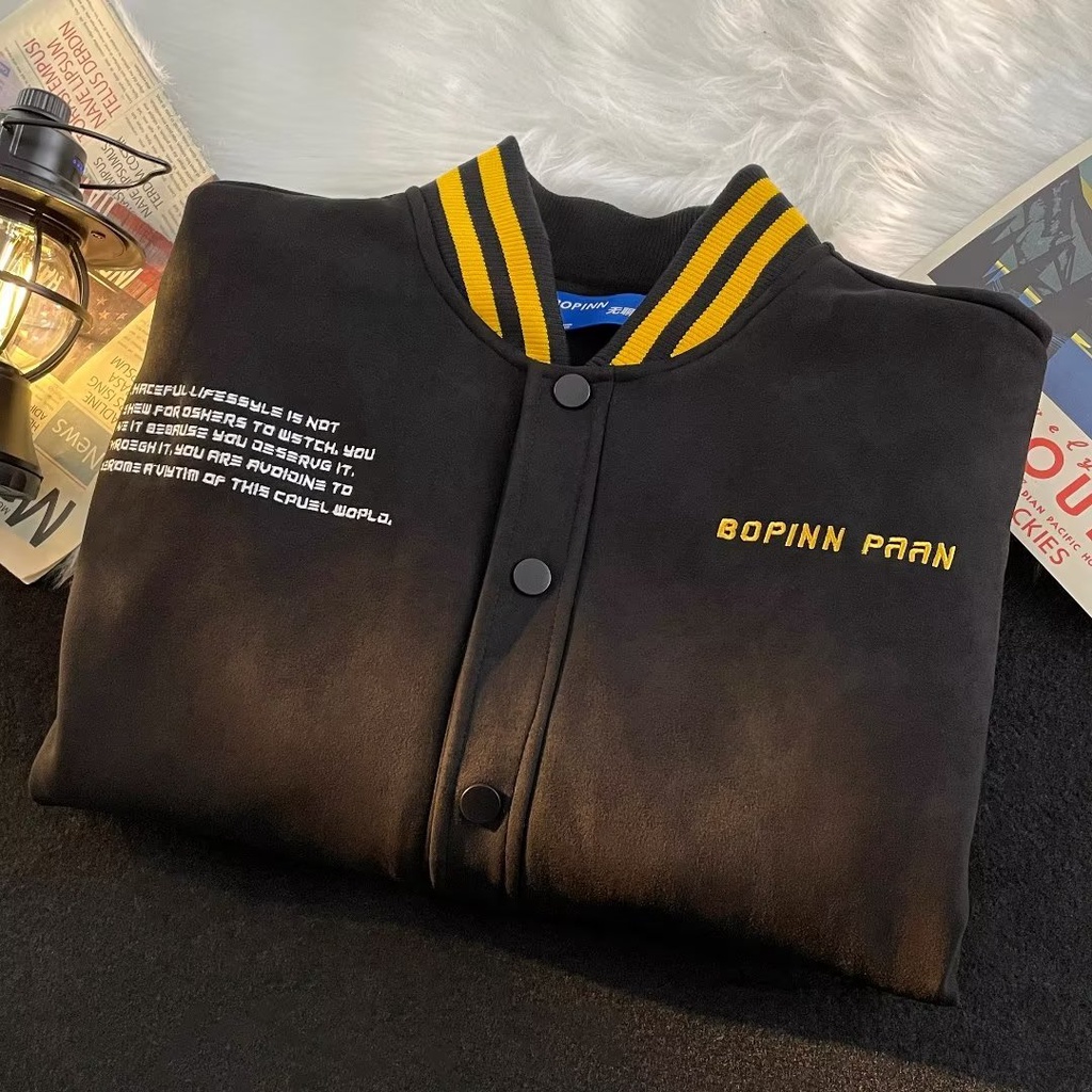 Áo Khoác Tay Dài Dáng Ngắn Thời Trang Đường Phố Cá Tính Cho Nữ