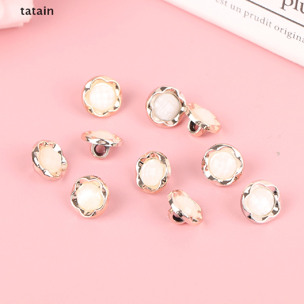 Set 10 Nút Ngọc Trai Thời Trang Cho Áo Sơ Mi