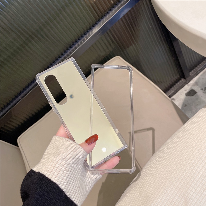 Ốp Điện Thoại Pc Cứng Viền Silicon Mềm Chống Sốc Cho Samsung Z Fold 3 Z Fold 4 Z Fold 4 3