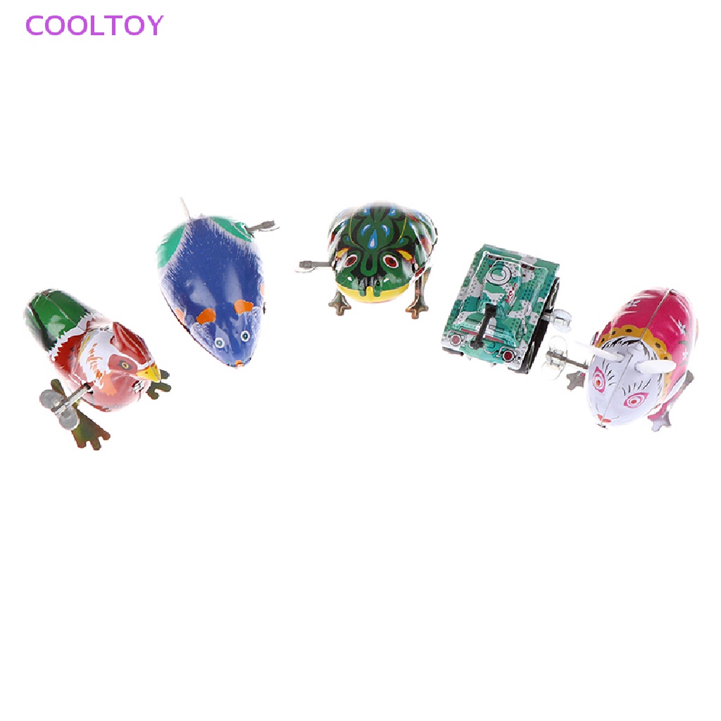 Cooltoy 1 Đồ Chơi Lên Dây Cót Hình Con Ếch Thỏ Bằng Sắt Cho Trẻ Em