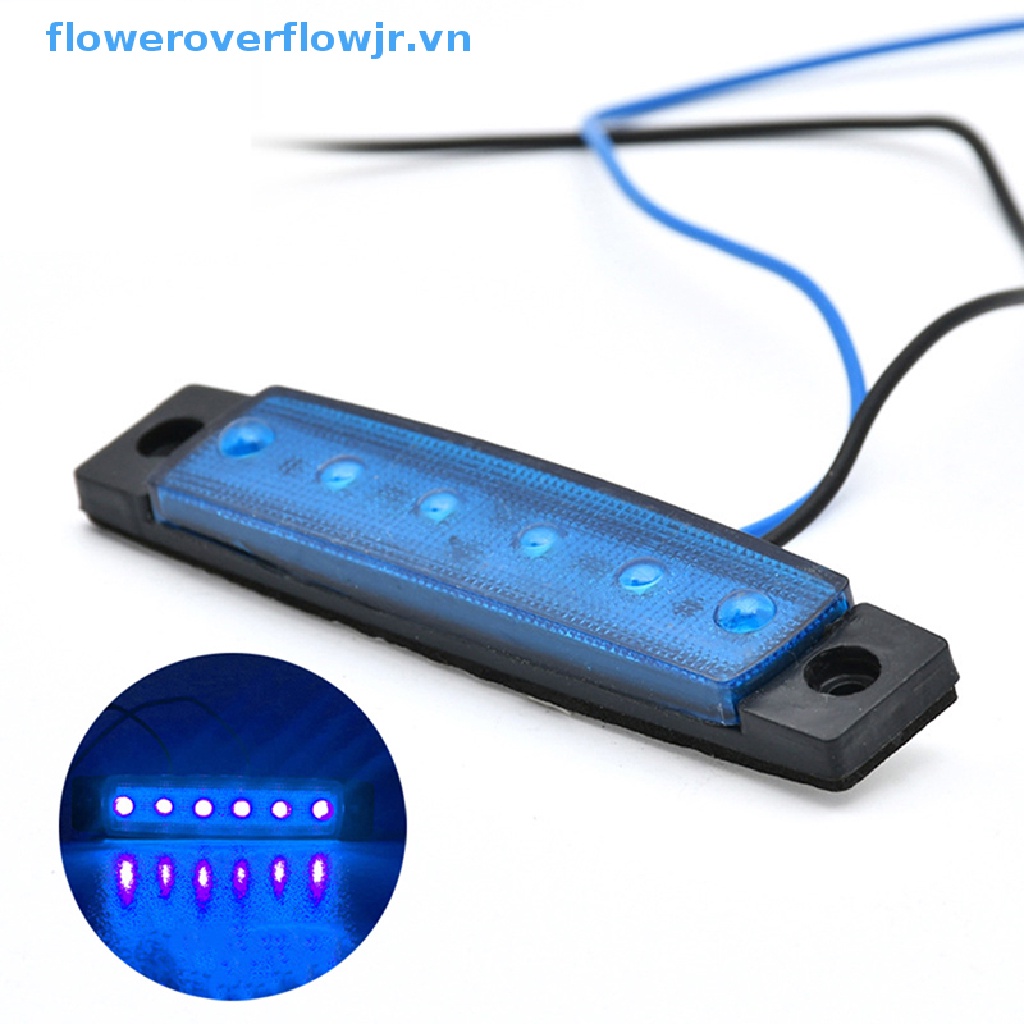 1 Đèn Tín Hiệu 6 Bóng Led 12V / 24V Cảnh Báo Cho Đuôi Xe Tải