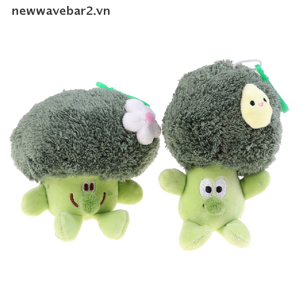 [Mới] Móc Khóa Búp Bê Nhồi Bông Broccoli Dễ Thương Làm Quà Tặng Cho Bé